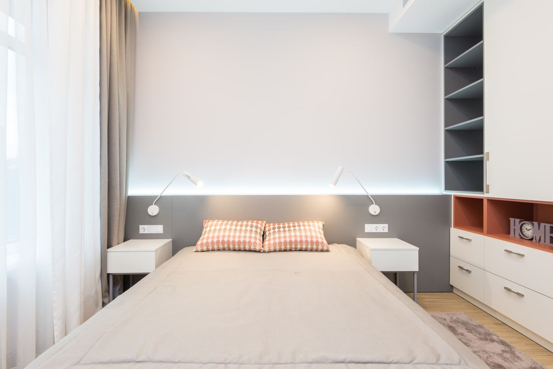 Painted bedroom nightstands